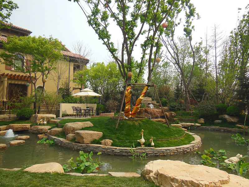 泰和上筑別墅區景觀綠化工程